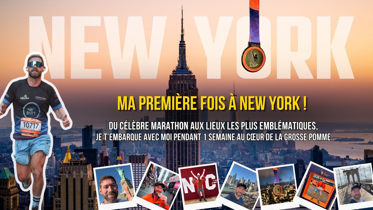 🗽De la découverte de New York à la ligne d’arrivée du marathon 2024🏃‍♂️🇺🇸| VLOG complet