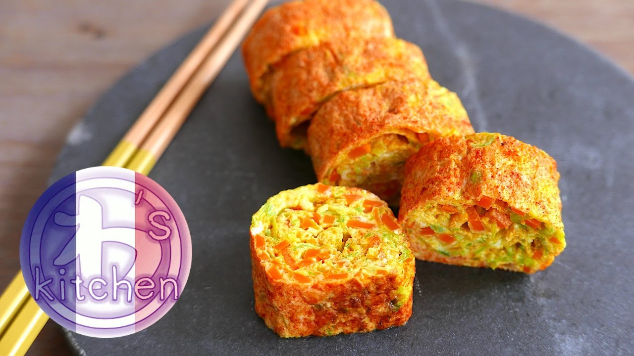 Omelette de Blancs d'Œuf Roulée | Recette Japonaise | wa's Kitchen