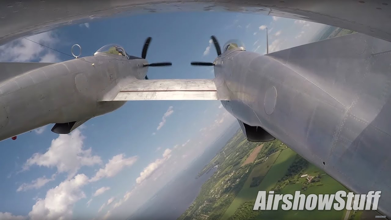 XP-82 Twin Mustang Tail Cam - EAA AirVenture Oshkosh 2019