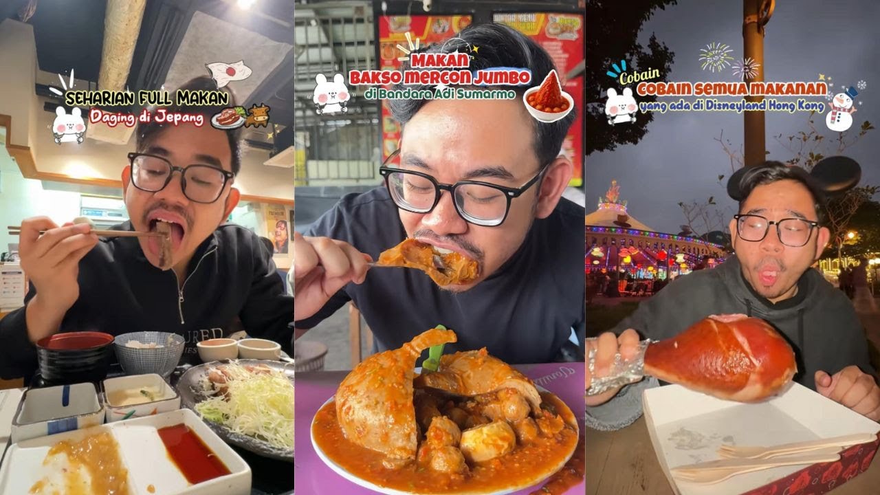 Berburu Makanan Enak Di Jepang, Disneyland Hongkong, Madiun Dan Jajan Random Lainnya Tiktoker Ravie