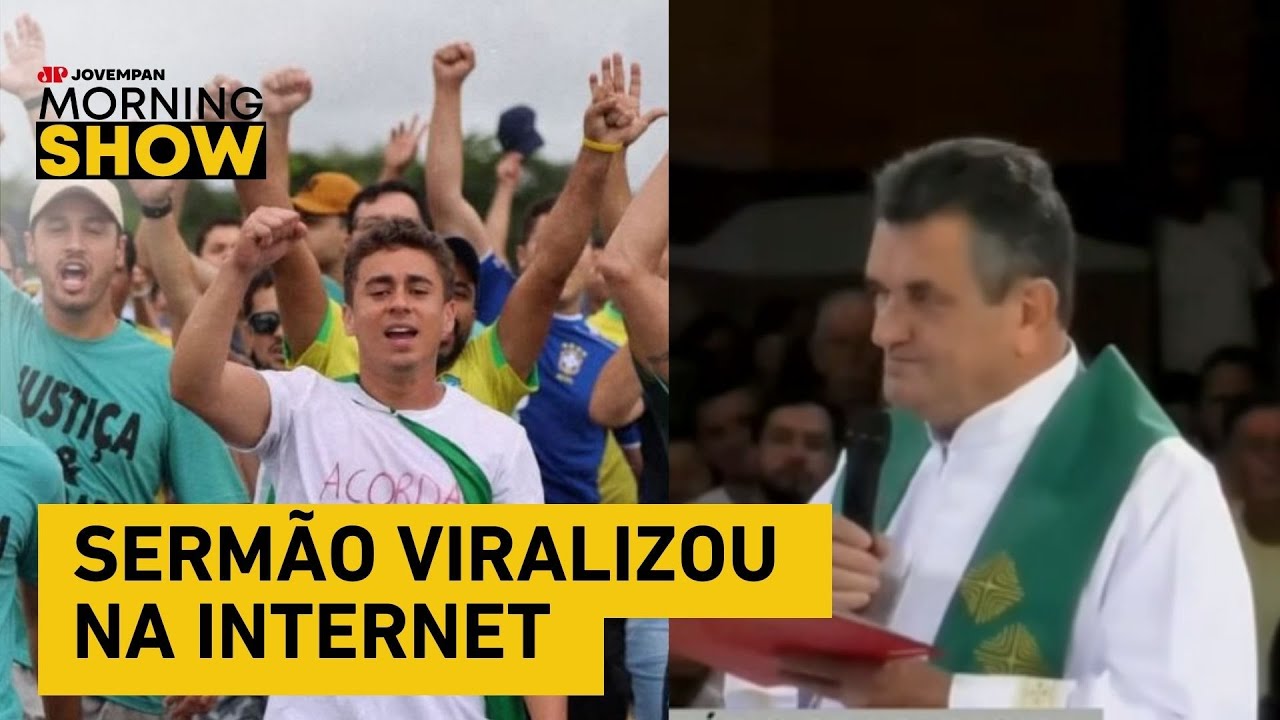 PADRE CRITICA caminhada de NIKOLAS FERREIRA