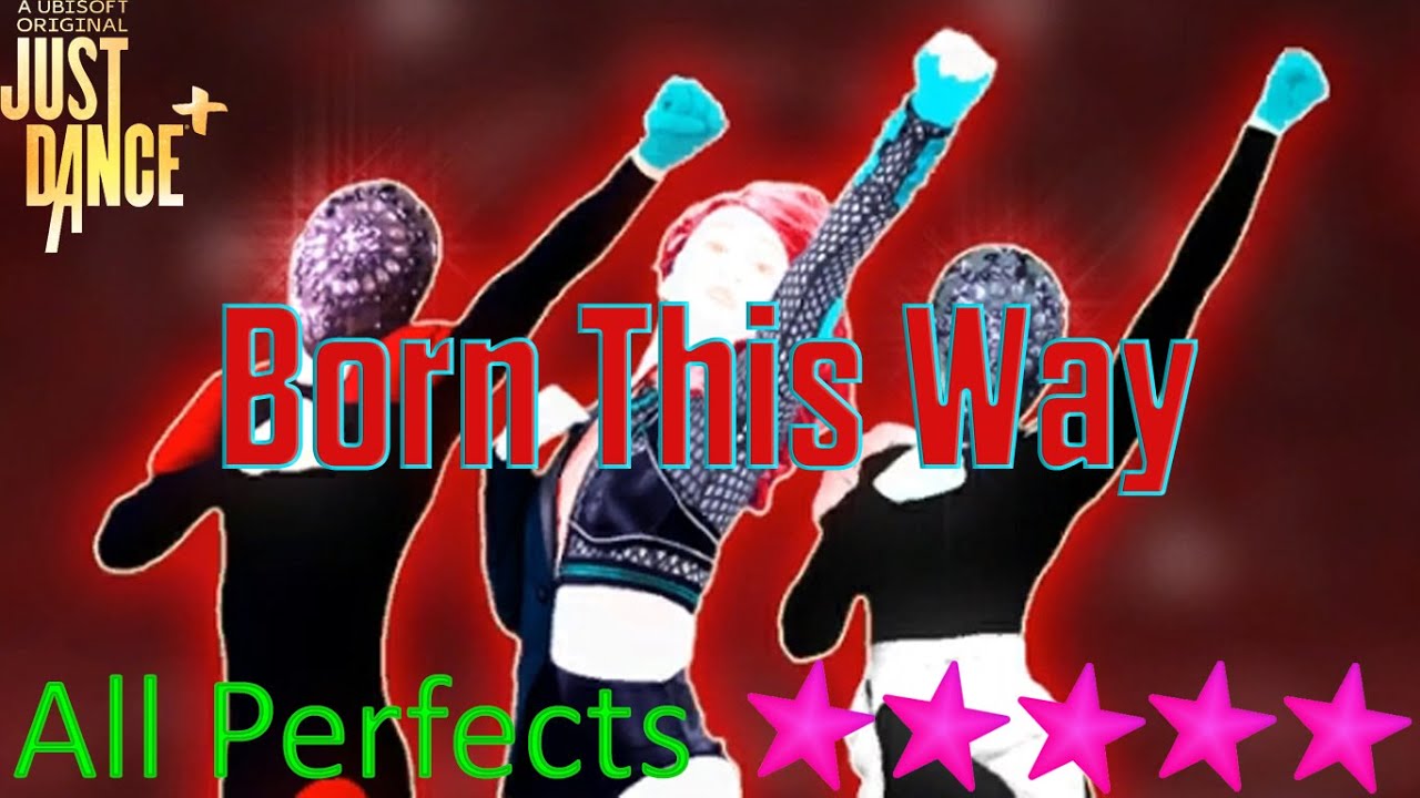 Just Dance+ Born This Way 5 Stars + Megastar All Perfects Nintendo Switch Joy-con Mode