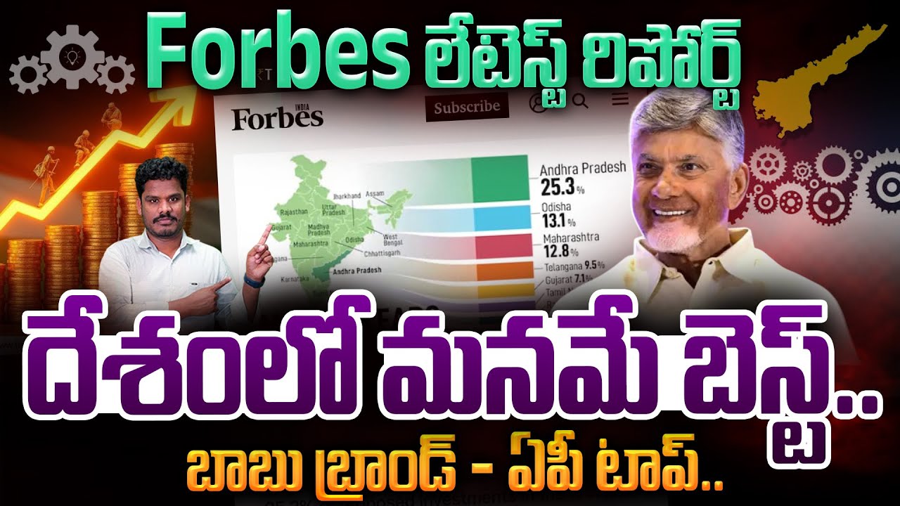 Forbes Report: లేటెస్ట్ రిపోర్ట్ దేశంలో మనమే బెస్ట్.. బాబు బ్రాండ్ - ఏపీ టాప్.. | Gundusoodhi