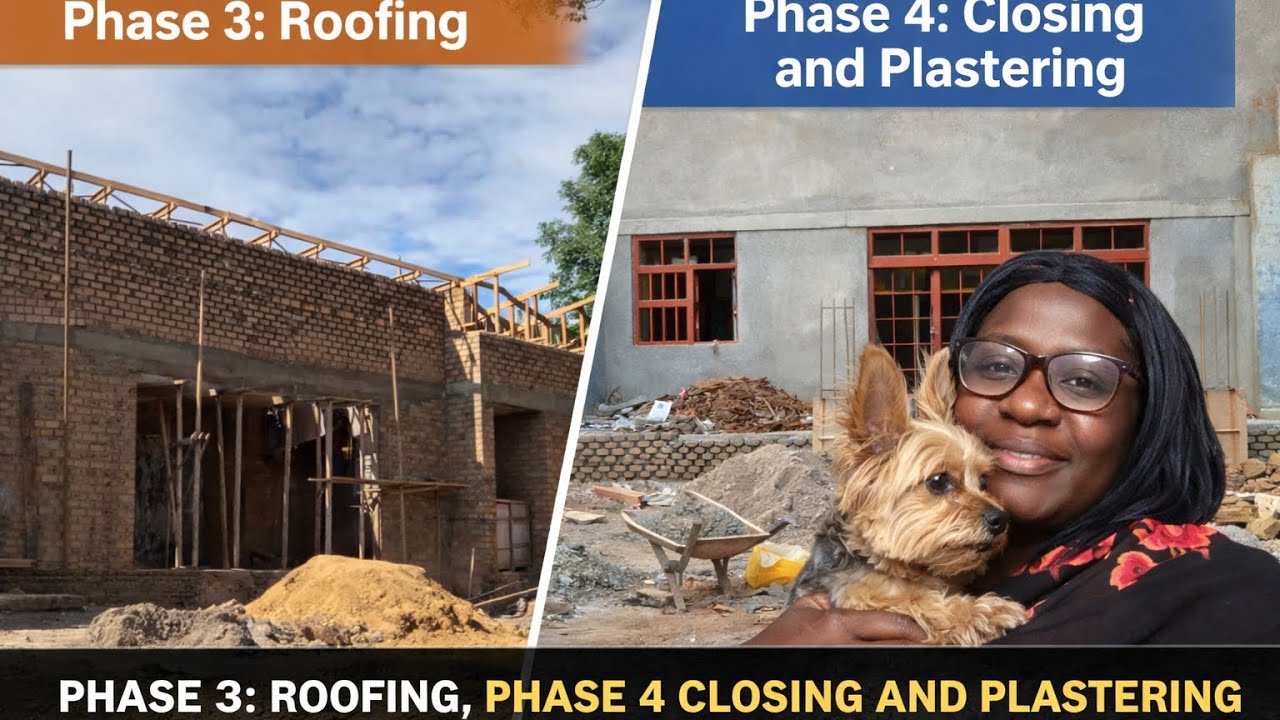 Big Progress on My House! Roofing & Plastering Done