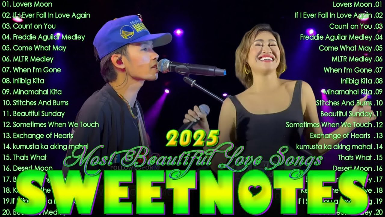 SWEETNOTES Nonstop Playlist 2025💜Best Of OPM Love Songs 2025 ☪️ OPM Hits Non Stop Playlist 2025