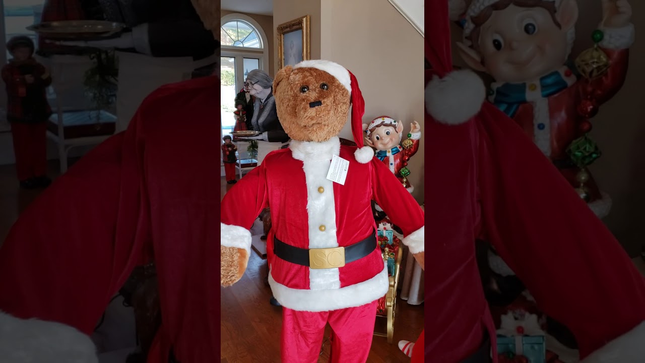 LIFE SIZE SINGING & DANCING CHRISTMAS TEDDY BEAR  Doll Lovers Paradise &Collectibles