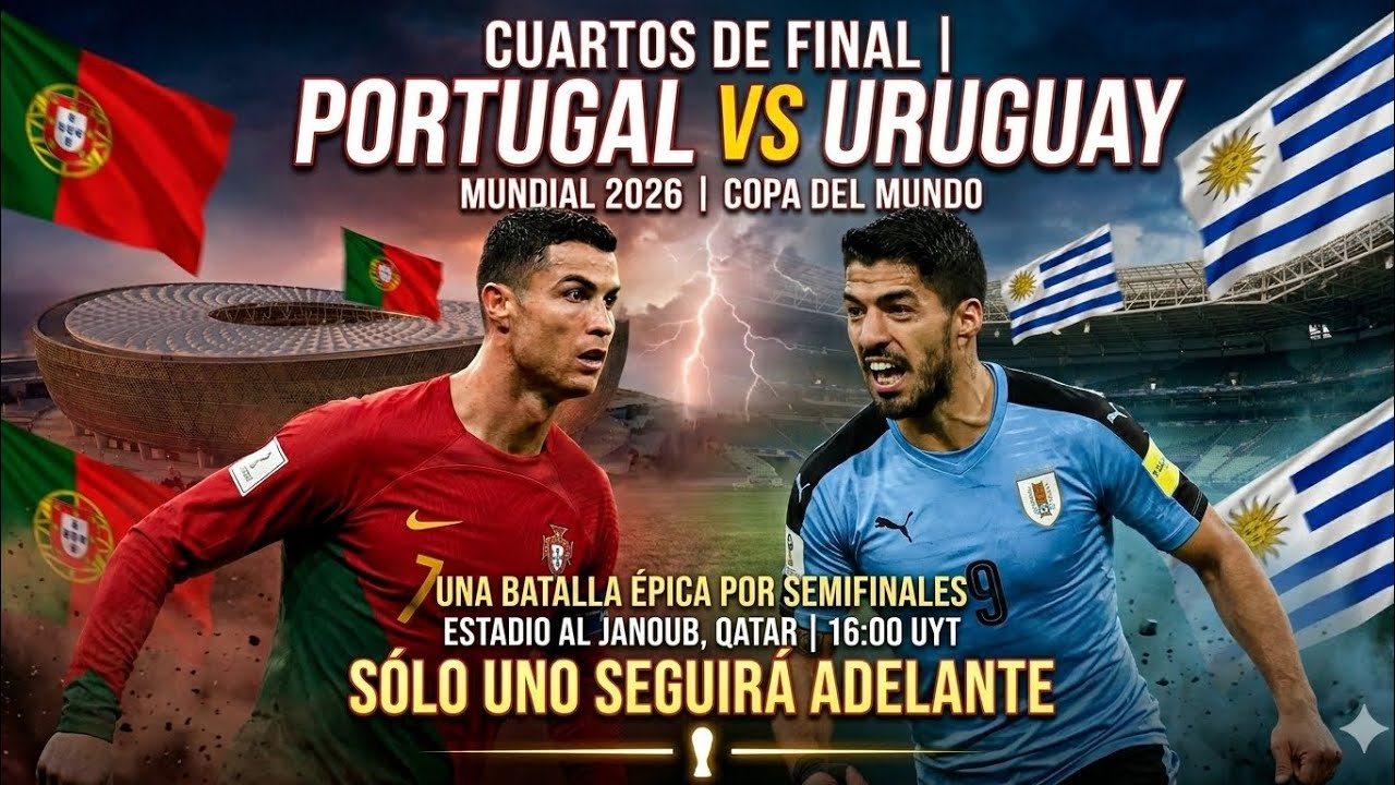 Portugal vs Uruguay | Cuartos de Final | Mundial 2026