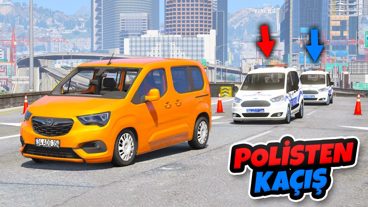 Süper Hafif Ticari Arabalar ile Polisten Kaçıyoruz - GTA 5