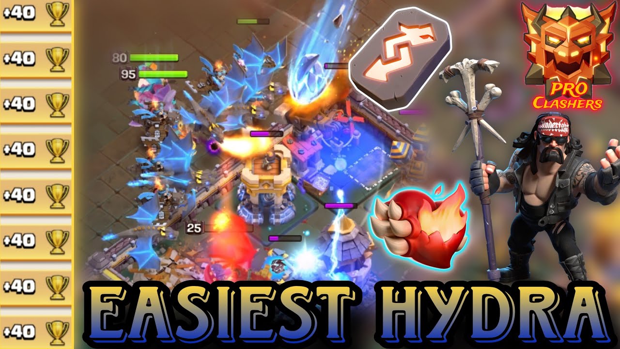 Easiest HYDRA Strategy For Ranked Legend League. DD With Revenge Deck+Hydra+Giant Arrow Combo. Army👇