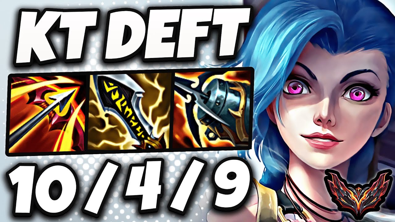 Jinx vs Zeri ADC [ KT Deft ] Patch 14.11 Korea Grandmaster ✅