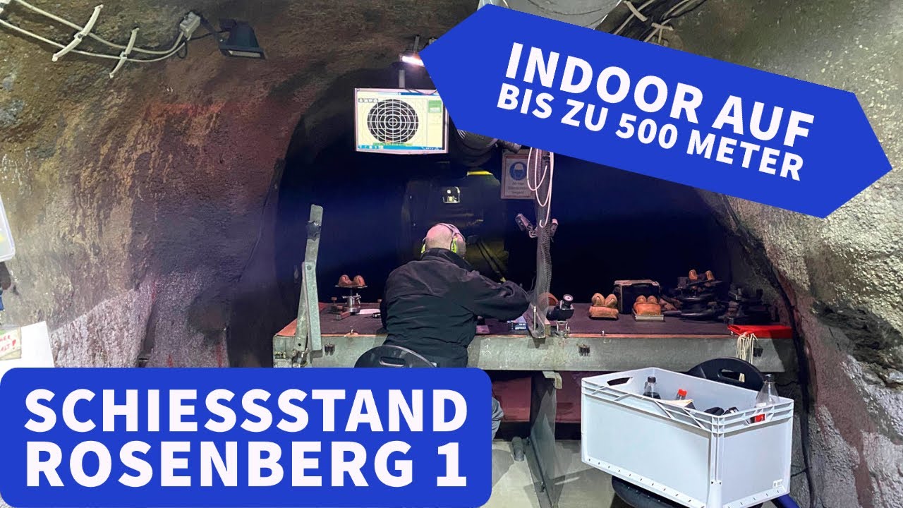 Indoor auf bis zu 500 Meter: Long-Range-Tests auf dem Schießstand Rosenberg 1