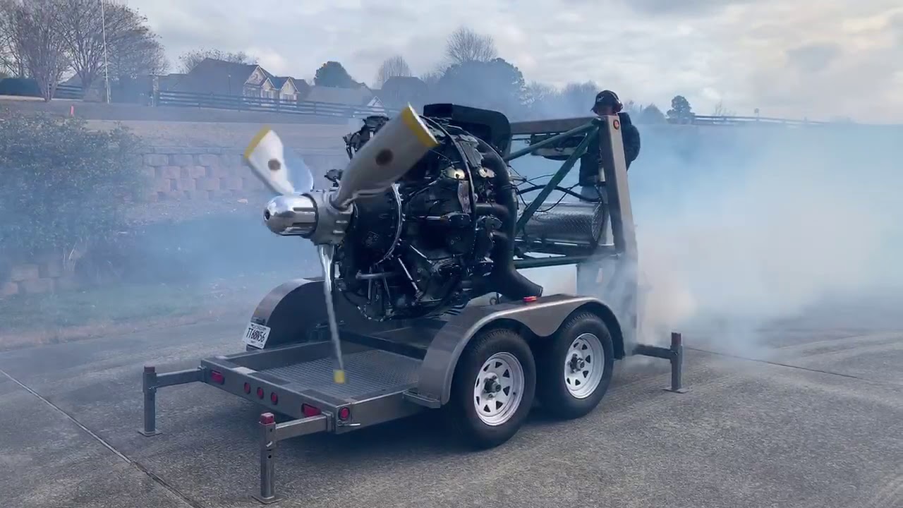 WW II Curtis Wright Twin Cyclone Aircraft Radial Engine