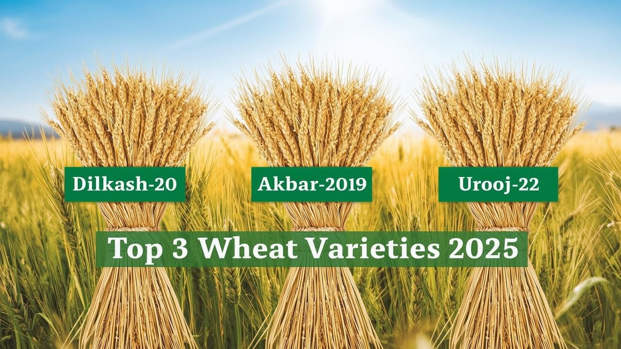 Top 3 Wheat Varieties in 2025 | High Yield, Rust Resistant & Best for Farmers#wheat varieties 2025