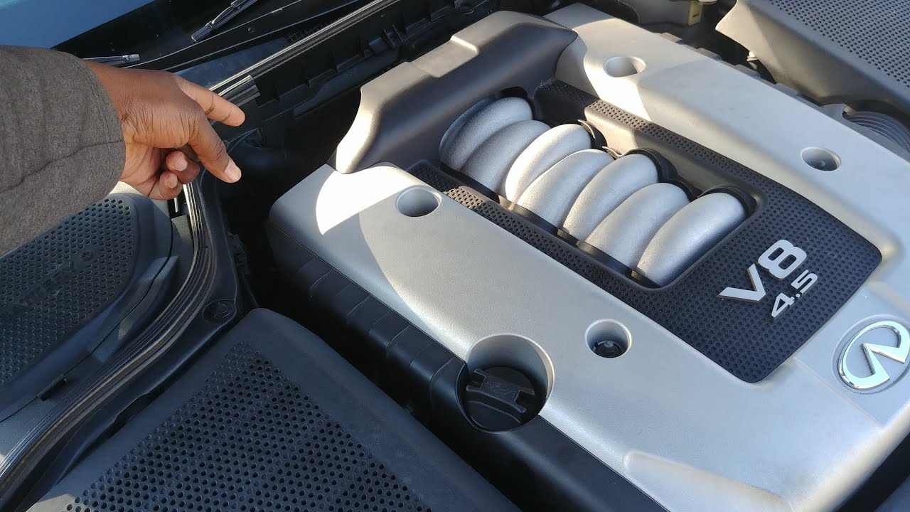Проверьте уровень трансмиссионной жидкости. Infiniti M45, Q45, FX45, FX35, M35. Щуп, часть 1.
