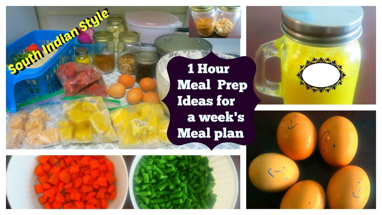 Indian Family Weekly Meal Prep | South Indian Meal prep for the week