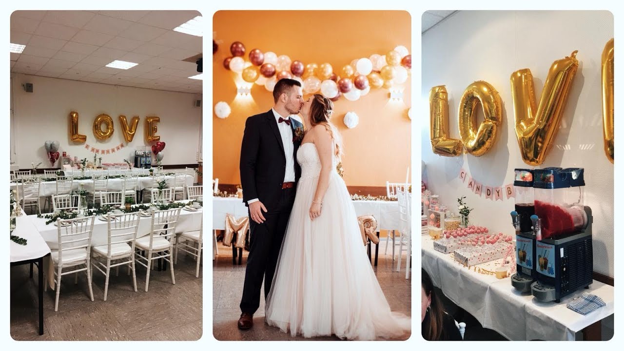 XXL HOCHZEITSVLOG 💗 ✗ letzte Vorbereitungen ✗ Raum dekorieren & fertig machen