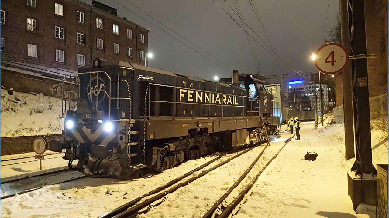 Tavarajunan suistuminen Tampereella 30.11.2023 - Raskaiden tavarajunien suistumisriski