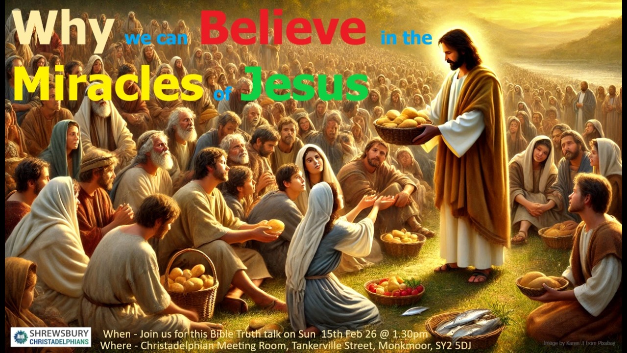 14.26 “Why We Can Believe In The Miracles Of Jesus” A Bible Talk by Bro J White (L/field Ecc)5/02/26