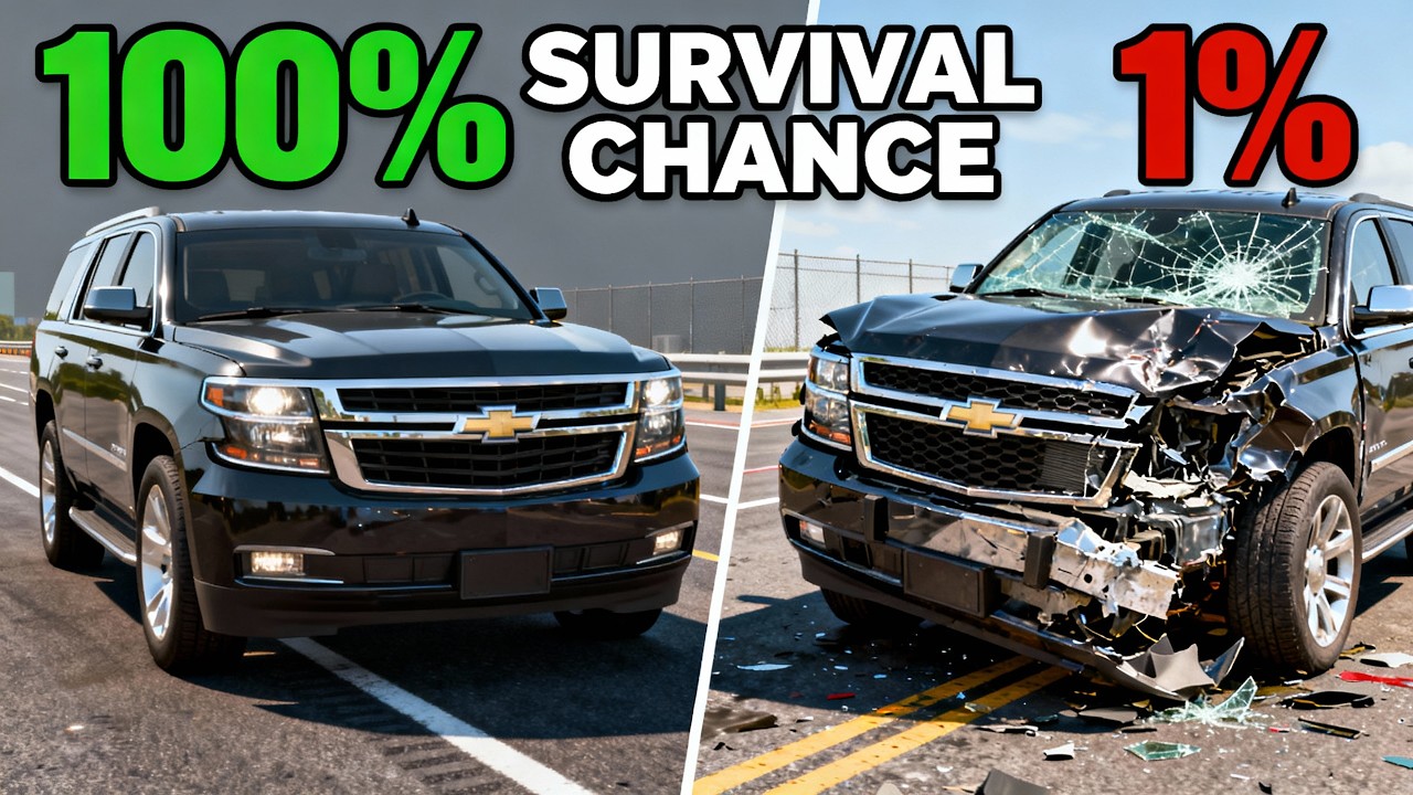 BeamNG.drive: Survival Chance Test #18 (100% vs 0% Damage)