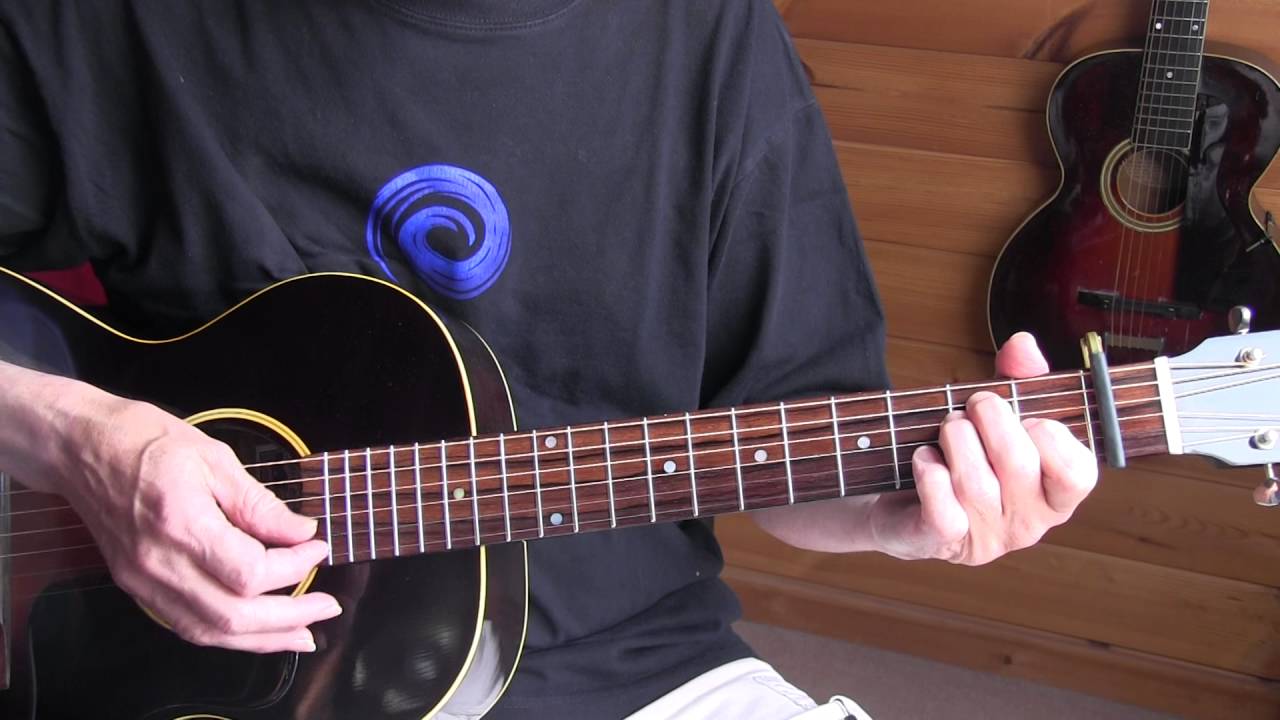 Acoustic Blues Lesson - Slow Down/JB Lenoir - Tab avl