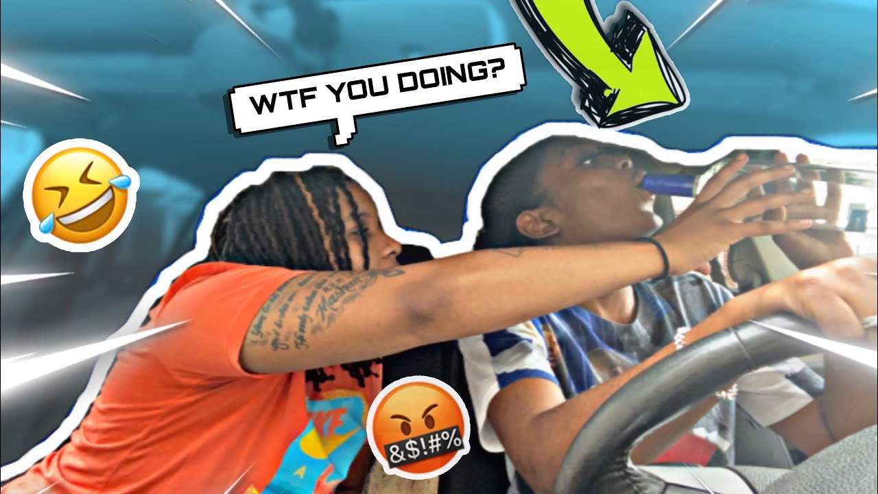 DRINKING & DRIVING PRANK *she gets mad