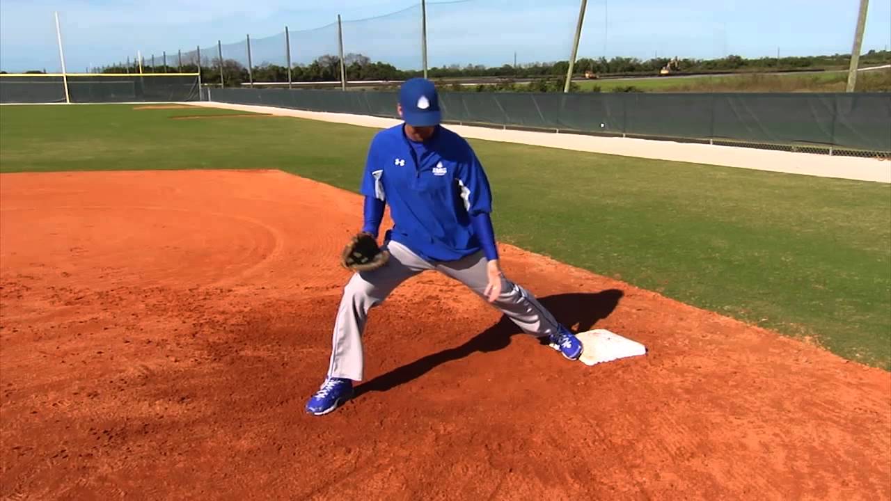 First Base Footwork Drills - Fundamentals of First Base Series by IMG Academy Baseball (2 of 4)