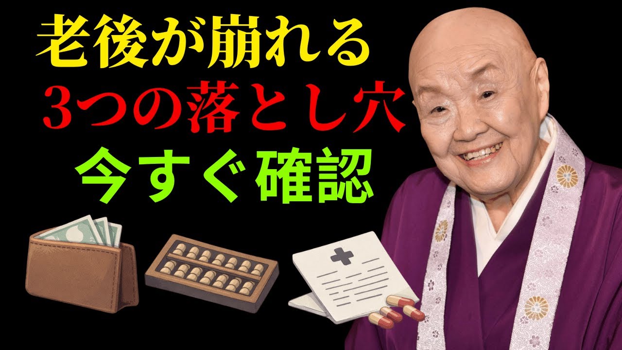 【⚠️超重要】老後に後悔する人が必ず見落としている3つの柱とは？今の選択を間違えると、人生の後半が静かに崩れていく