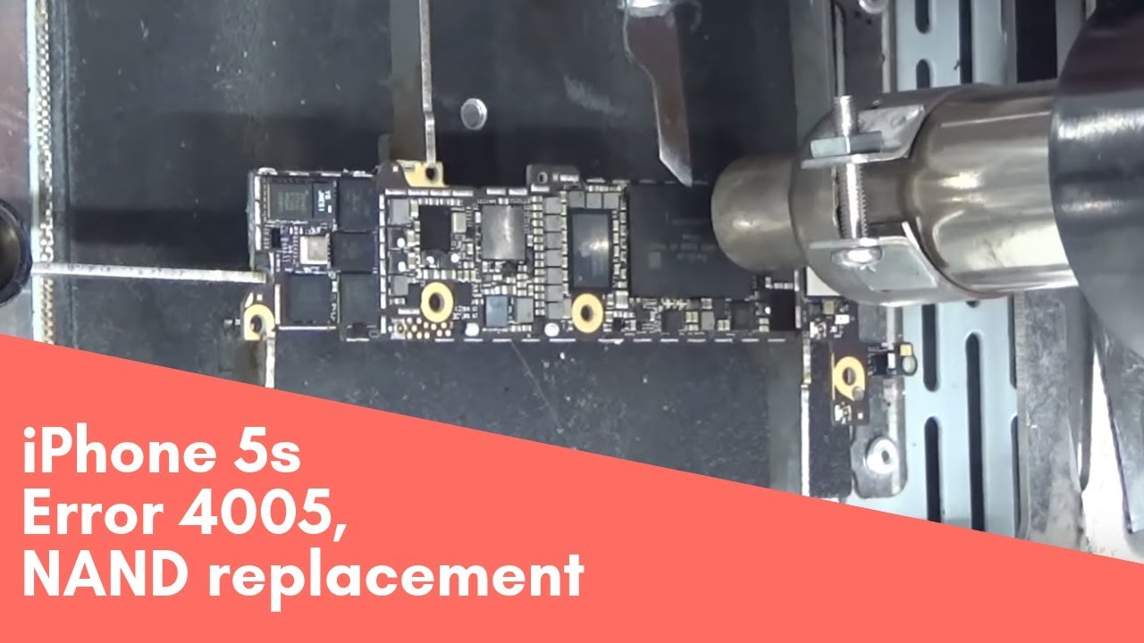 iPhone 5s error 4005, NAND replacement \ iPhone 5s ошибка 4005 замена НАНД
