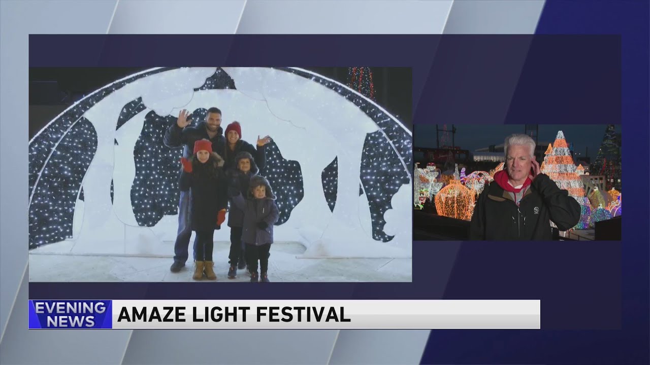 A look at the Amaze Light Festival in Rosemont