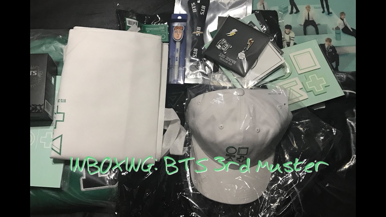 UNBOXING | BTS 3RD MUSTER ( PART 1 )