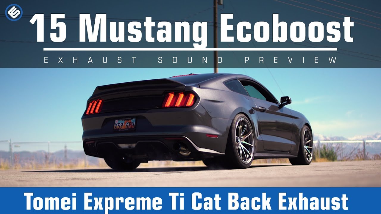 Tomei Expreme Ti Cat Back Exhaust Ford Mustang Ecoboost 2015+