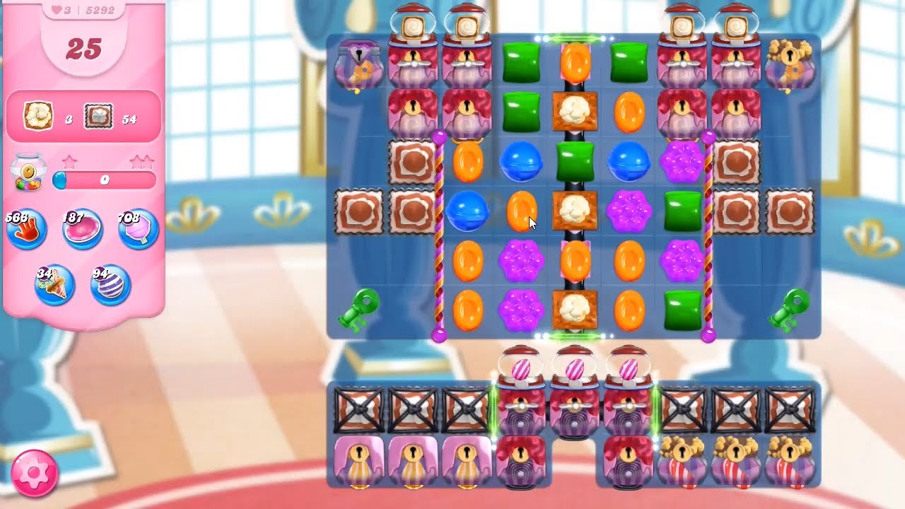 Candy Crush Saga Level 5292 NO BOOSTERS