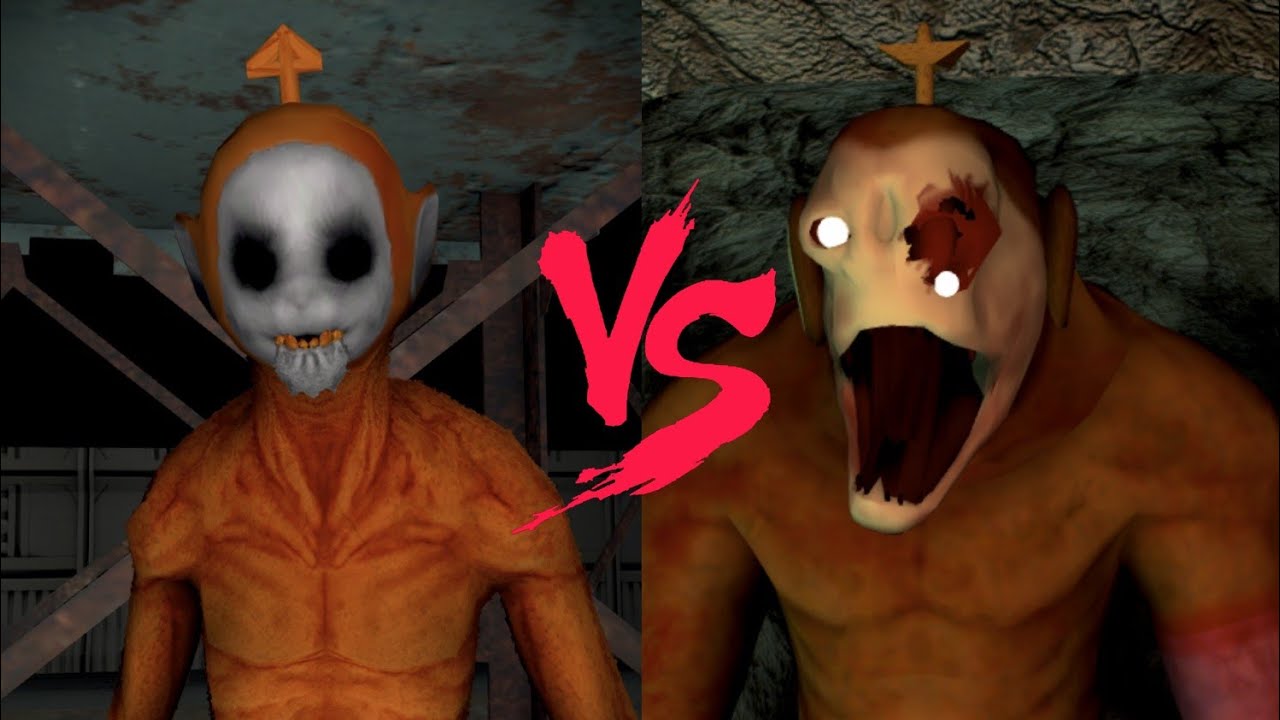 arrow tubby vs cave tubby#slendytubbies3