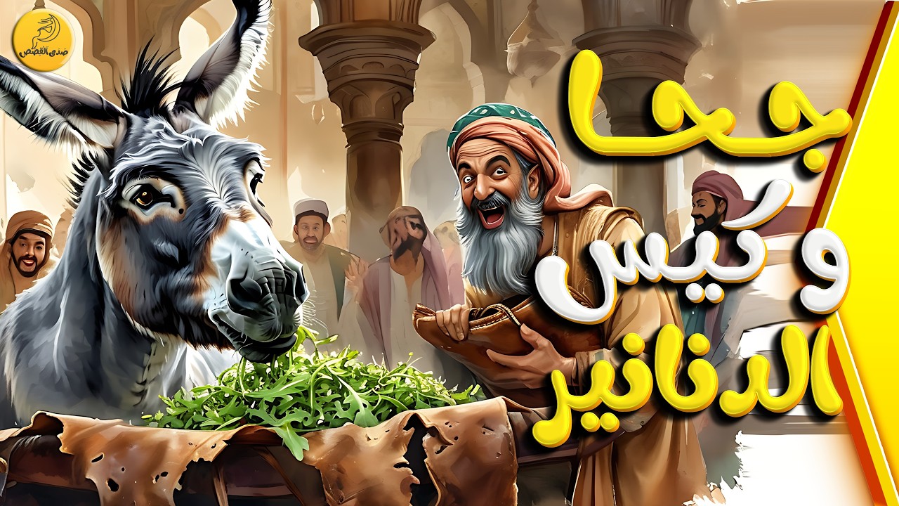 جحا و كيس الدنانير وكيف خدع جحا القاضي والمحتال بذكاء خارق
