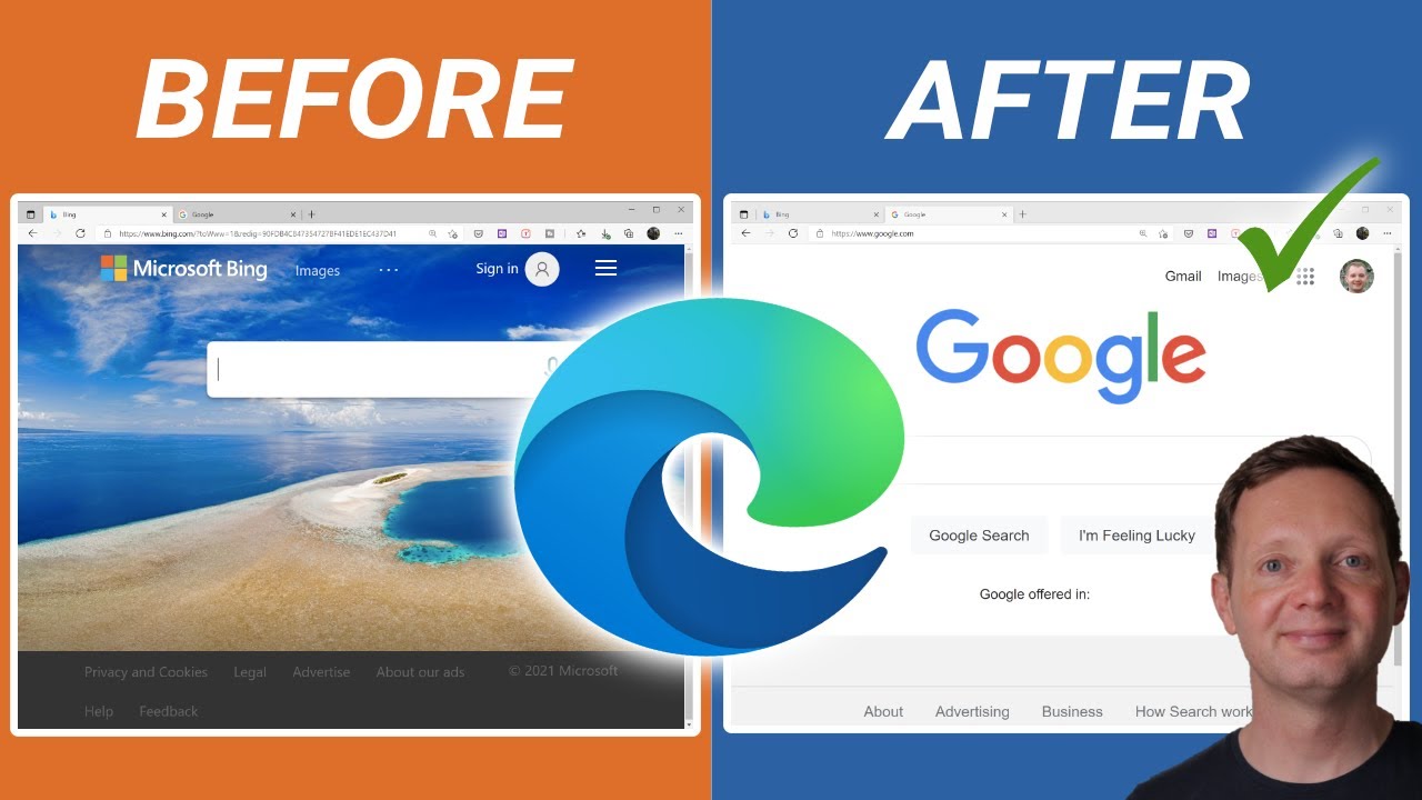 Как сделать Google поисковой системой по умолчанию в Microsoft Edge