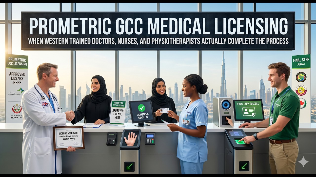 Prometric GCC Medical Licensing When Western Trained Doctors, Nurses, and Physiotherapists Actually