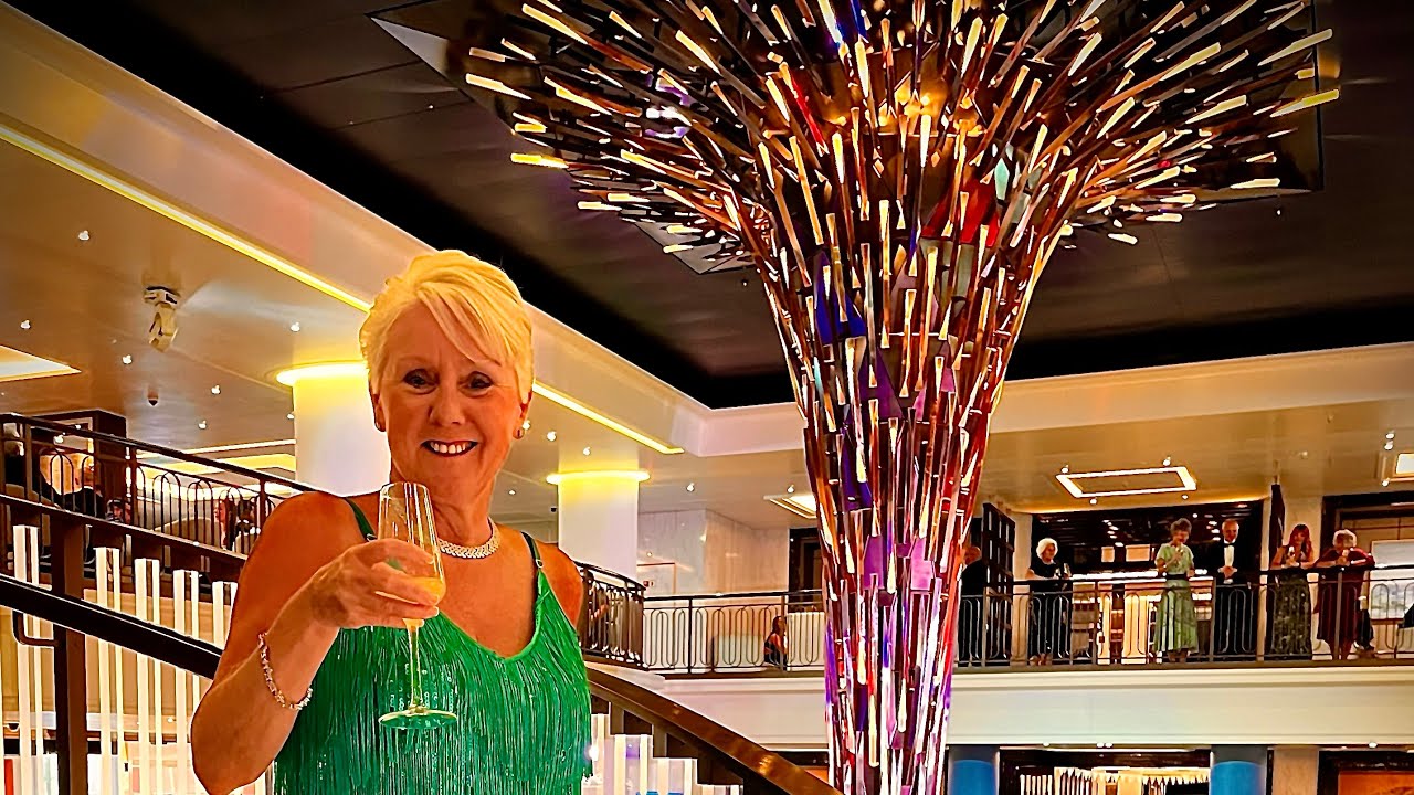 Epicurean Restaurant on P&O Britannia  Cruise Ship.