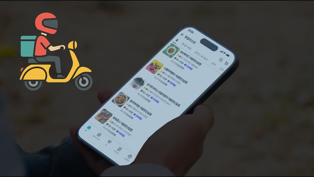 How to order delivery food using the Baemin app in Korea