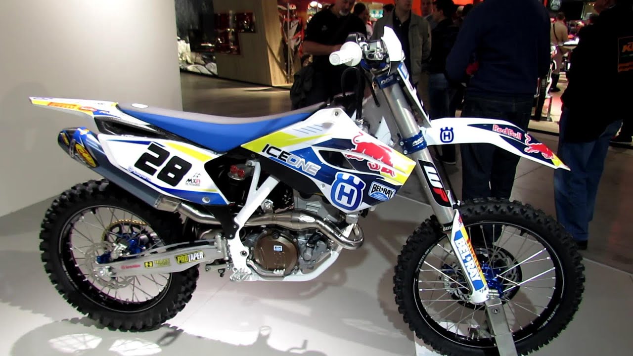2014 Husqvarna FC 350 Ice One Racing Bike - Walkaround - 2013 EICMA Milan Motorcycle Exhibition