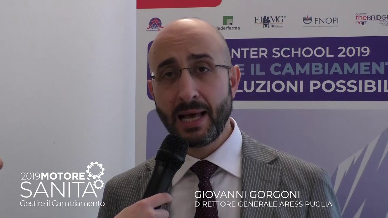 Giovanni Gorgoni, Direttore Generale AReSS Puglia