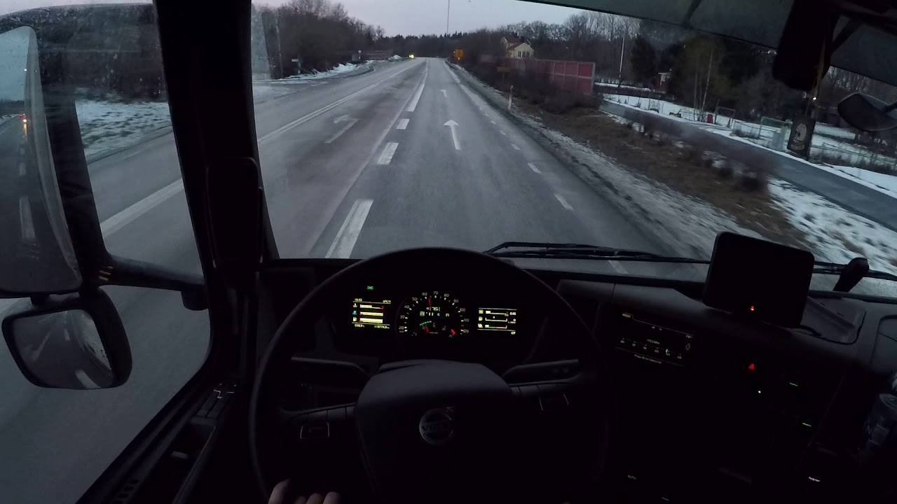 Just a Relaxing Truck and Trailer Drive.. (GoPro, POV)