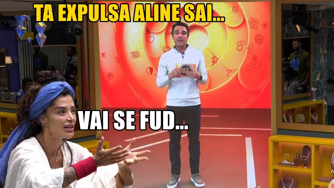 ALINE GRITA COM TADEU CHAMA ELE TOMA N C.