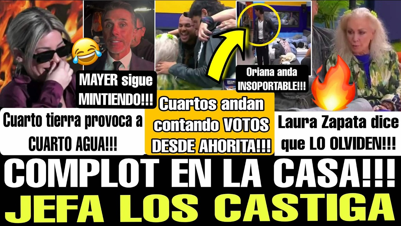 😱 JEFA CASTIGA COMPLOT!!! ¿HOY NUEVO LIDER? JOSH HUYE LA CASA DE LOS FAMOSOS EN VIVO TELEMUNDO