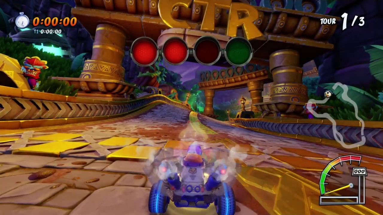 CTRNF - Tiny Temple TT (two USF laps)