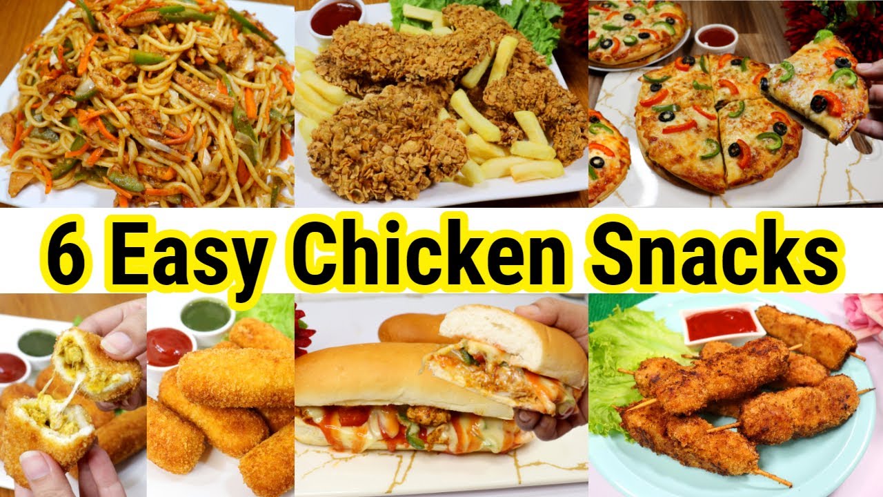 6 Easy Chicken Snacks Recipes By Tasty Food With Maria