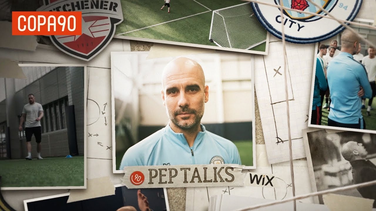 Pep Guardiola manages a Sunday League team | PEP TALKS