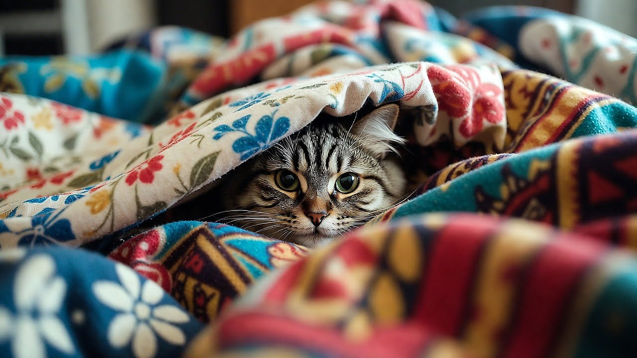 LIVE 🐱 Sleepy Cat Dreaming to Soft Piano Music at Night 😴 | Season 2