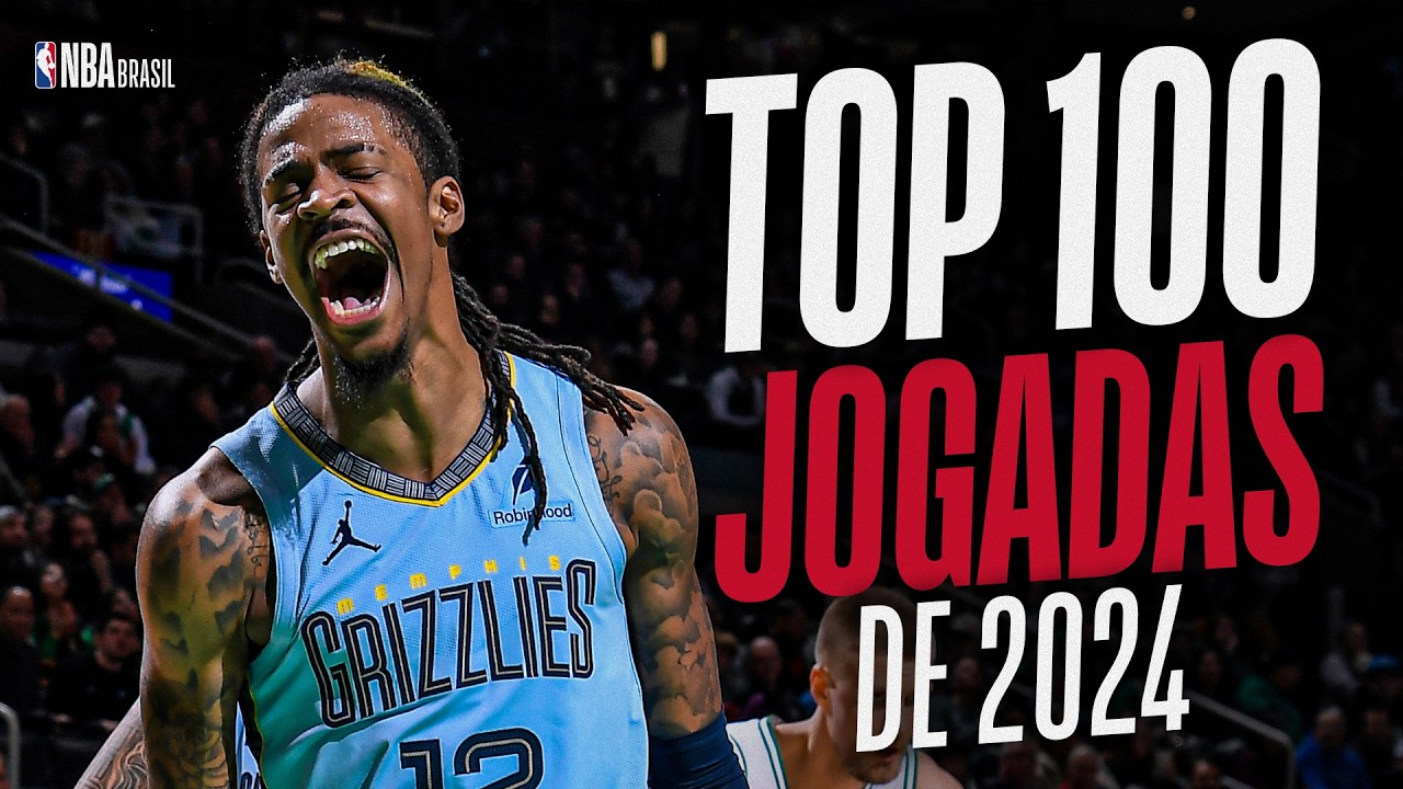 As 100 melhores jogadas da NBA em 2024!