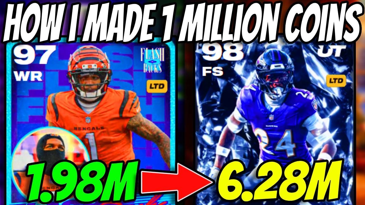 Как я заработал 1 миллион монет за 1 час — Madden 26 Ultimate Team