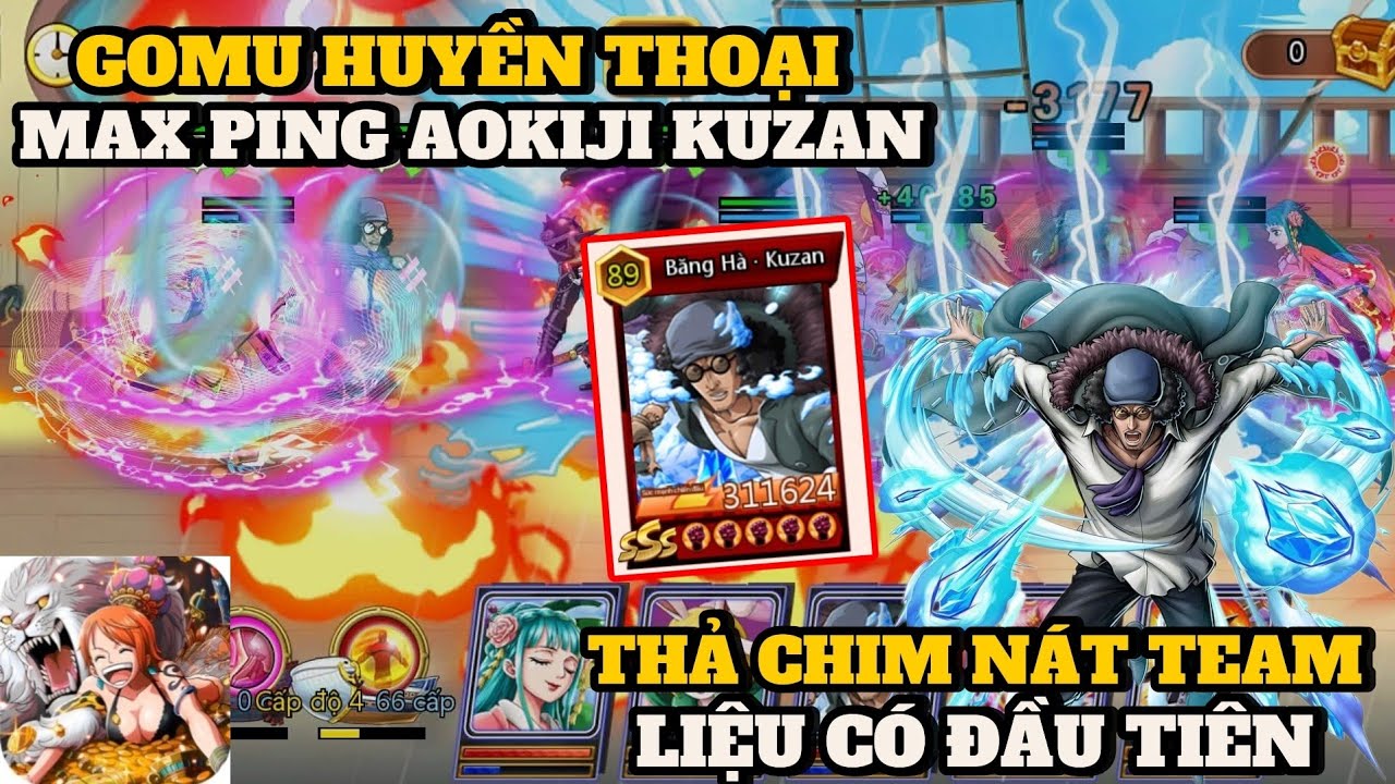 Gomu Huyền Thoại 10K #45 - MAX PING AOKIJI KUZAN CỰC DỊ THẢ CHIM BĂNG NÁT SEVER , LIỆU CÓ ĐẦU TIÊN
